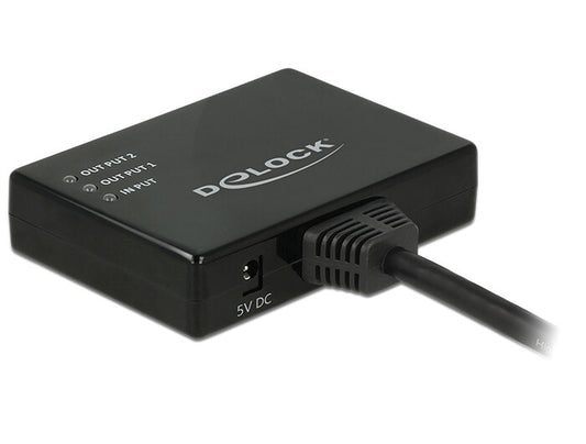DeLOCK 87700 bilddelare HDMI 2x HDMI
