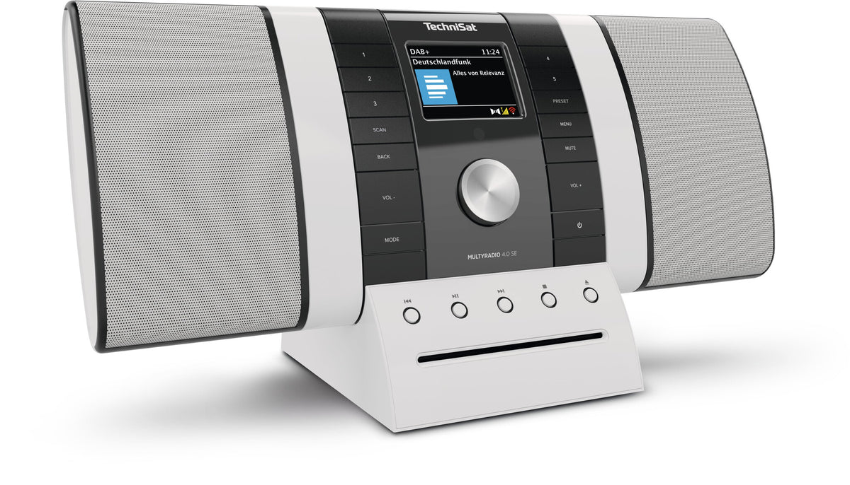 TechniSat MULTYRADIO 4.0 Internet Analog och digital Svart, Vit