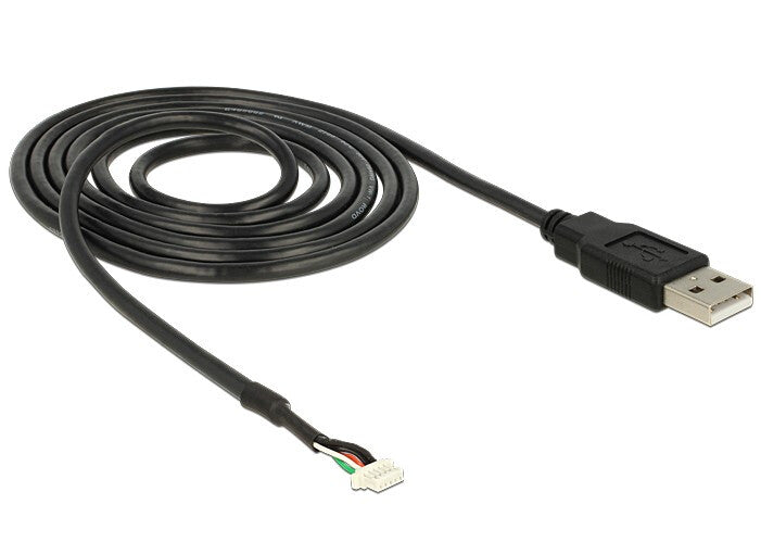 DeLOCK USB 2.0 A M / 5 pin V5 1.5m kamerakablar 1,5 m Svart