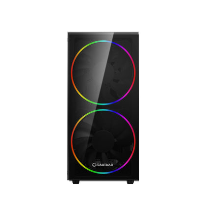 Hyrican GAMEMAX Black Hole 7811 Intel® Core™ i5 i5-14400F 16 GB DDR5-SDRAM 1 TB SSD NVIDIA GeForce RTX 5060 Ti Windows 11 Home PC Svart