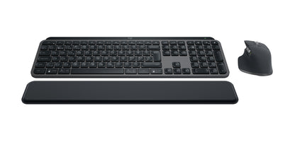 Logitech MX Keys S Combo tangentbord Mus inkluderad Kontor Bluetooth Nordic grafit