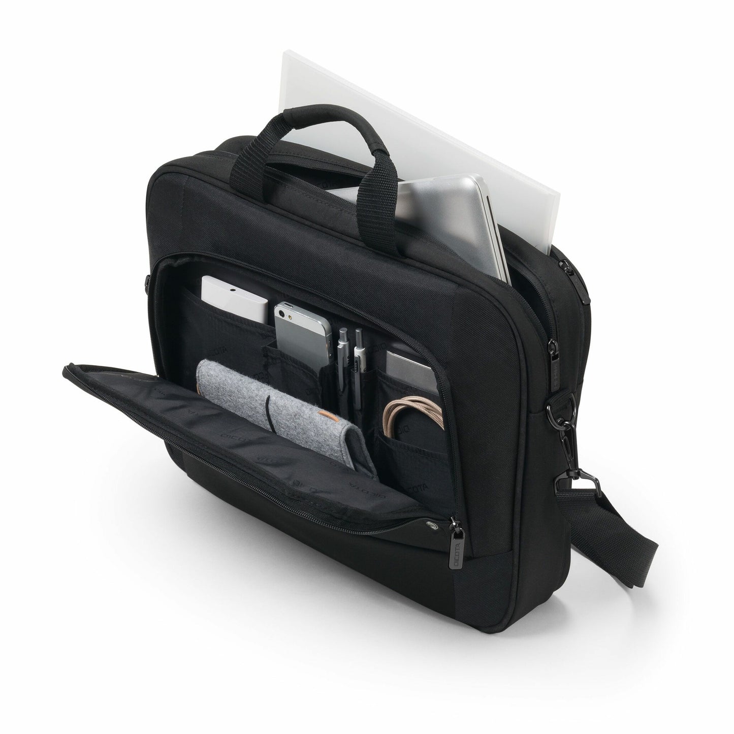 DICOTA Eco Top Traveller BASE 43,9 cm (17.3") Toppmatad väska Svart