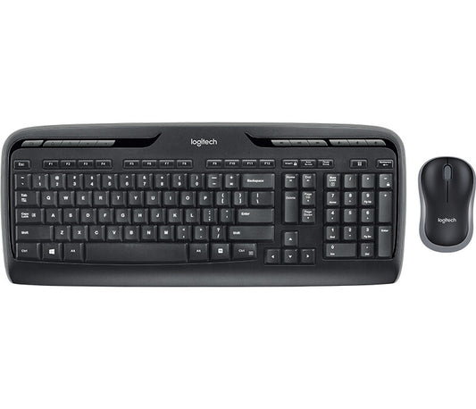 Logitech Wireless Combo MK330 tangentbord Mus inkluderad Kontor RF Trådlös QWERTY Nordic