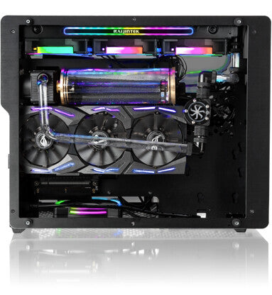 RAIJINTEK Ophion M Evo ALS Midi Tower Svart, Transparent