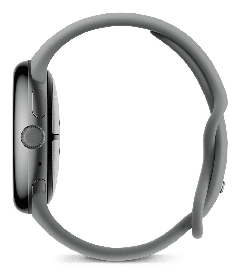 Google Pixel Watch 3 AMOLED 45 mm Digital Pekskärm Grå Wi-Fi GPS