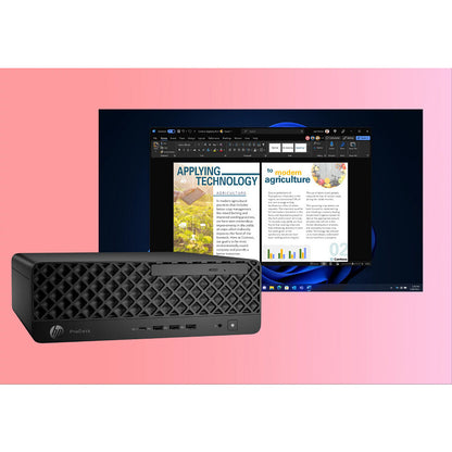 HP ProDesk 4 SFF G1i Desktop AI PC Intel Core Ultra 5 225 16 GB DDR5-SDRAM 512 GB SSD Windows 11 Pro Svart