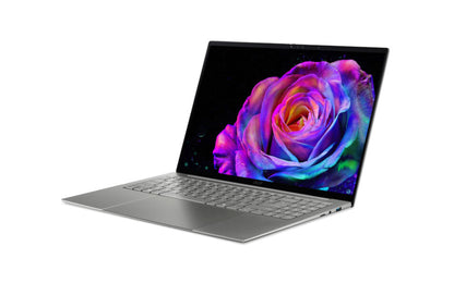 Acer Swift 16 AI SF16-71T-7053 Intel Core Ultra X7 358H Bärbar dator 40,6 cm (16") Pekskärm WQXGA+ 16 GB LPDDR5x-SDRAM 512 GB SSD Wi-Fi 7 (802.11be) Windows 11 Home Grå