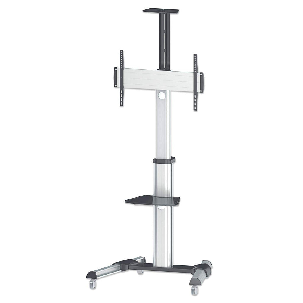 Manhattan 461245 fäste och ställ till bildskärm 177,8 cm (70") Golv Svart, Silver