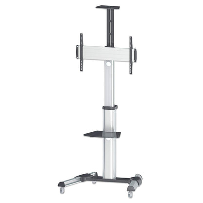 Manhattan 461245 fäste och ställ till bildskärm 177,8 cm (70") Golv Svart, Silver