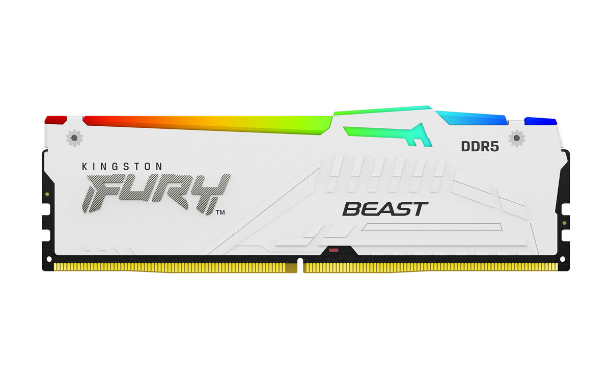 Kingston Technology FURY Beast RGB RAM-minnen 16 GB 1 x 16 GB DDR5 6400 MT/s 288-pin DIMM ECC
