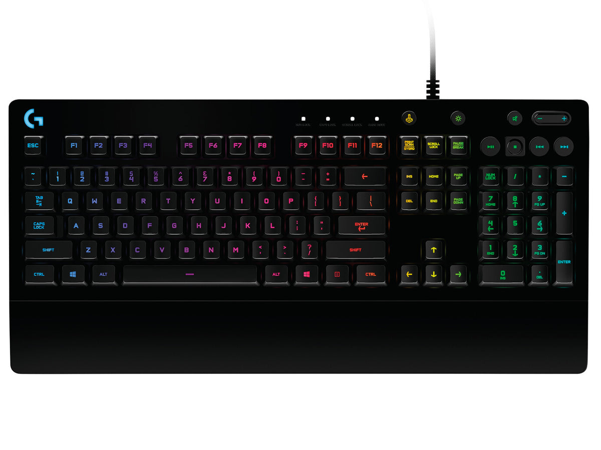 Logitech G G213 Prodigy tangentbord Spela USB QWERTY Amerikanskt internationellt Svart