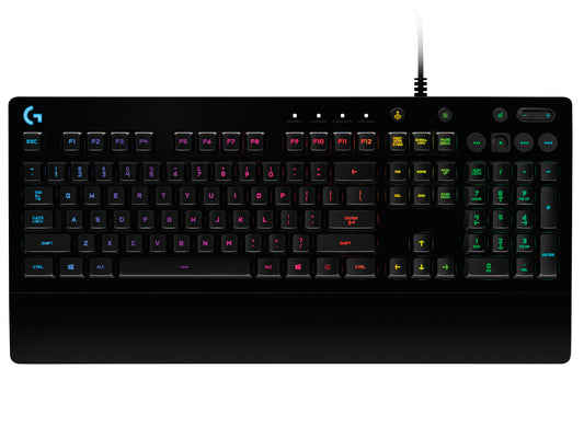 Logitech G G213 Prodigy tangentbord Spela USB QWERTY Amerikanskt internationellt Svart
