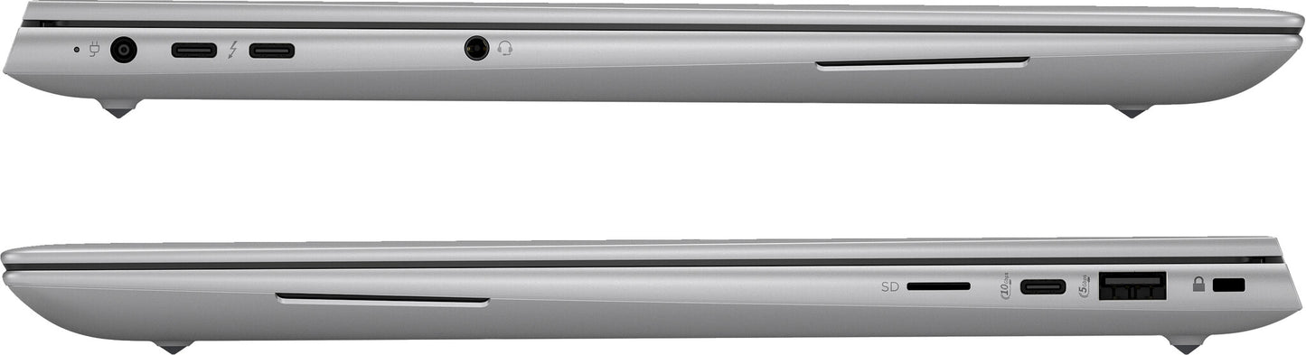 HP ZBook Studio G11 Intel Core Ultra 9 185H Mobil arbetsstation 40,6 cm (16") Pekskärm WQUXGA 32 GB DDR5-SDRAM 2 TB SSD NVIDIA RTX 3000 Ada Wi-Fi 7 (802.11be) Windows 11 Pro Silver