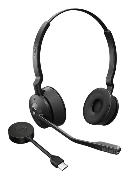 Jabra Engage 55 SE Headset Trådlös Huvudband Kontor/callcenter Svart