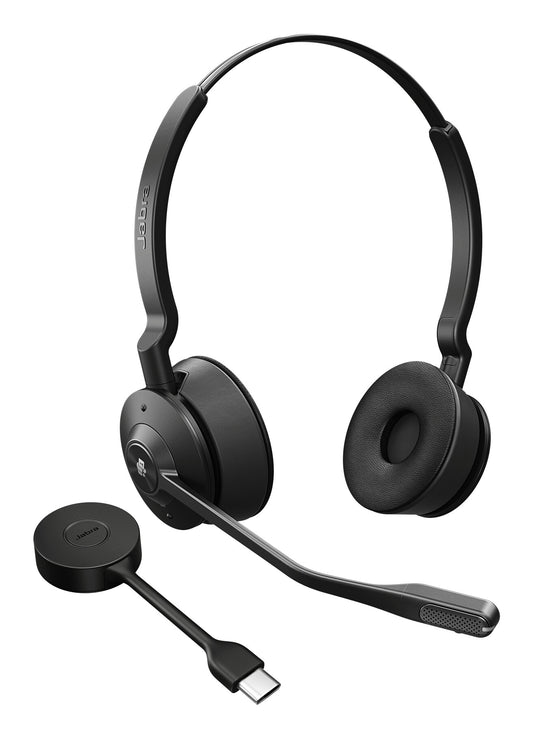 Jabra Engage 55 SE Headset Trådlös Huvudband Kontor/callcenter Svart