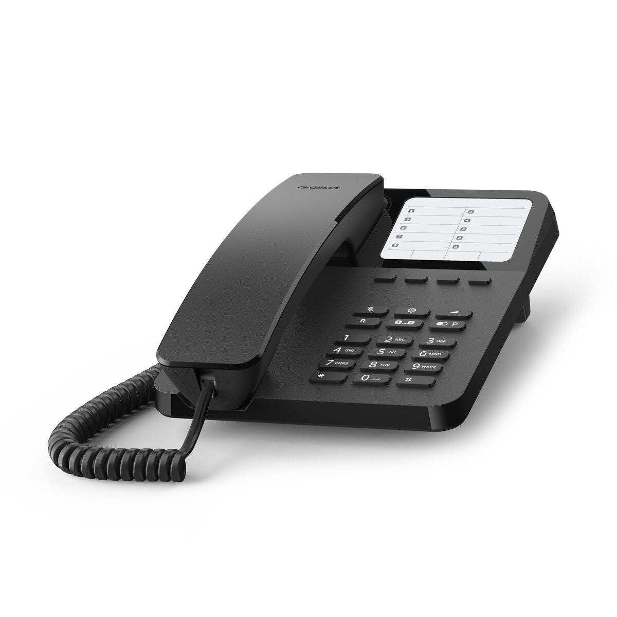 Gigaset DESK 400 Analog telefon Svart