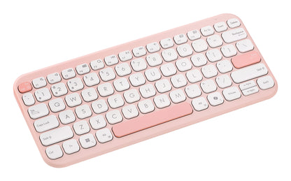 ASUS Marshmallow Keyboard KW100 tangentbord Hem Bluetooth QWERTZ tyska Rosa