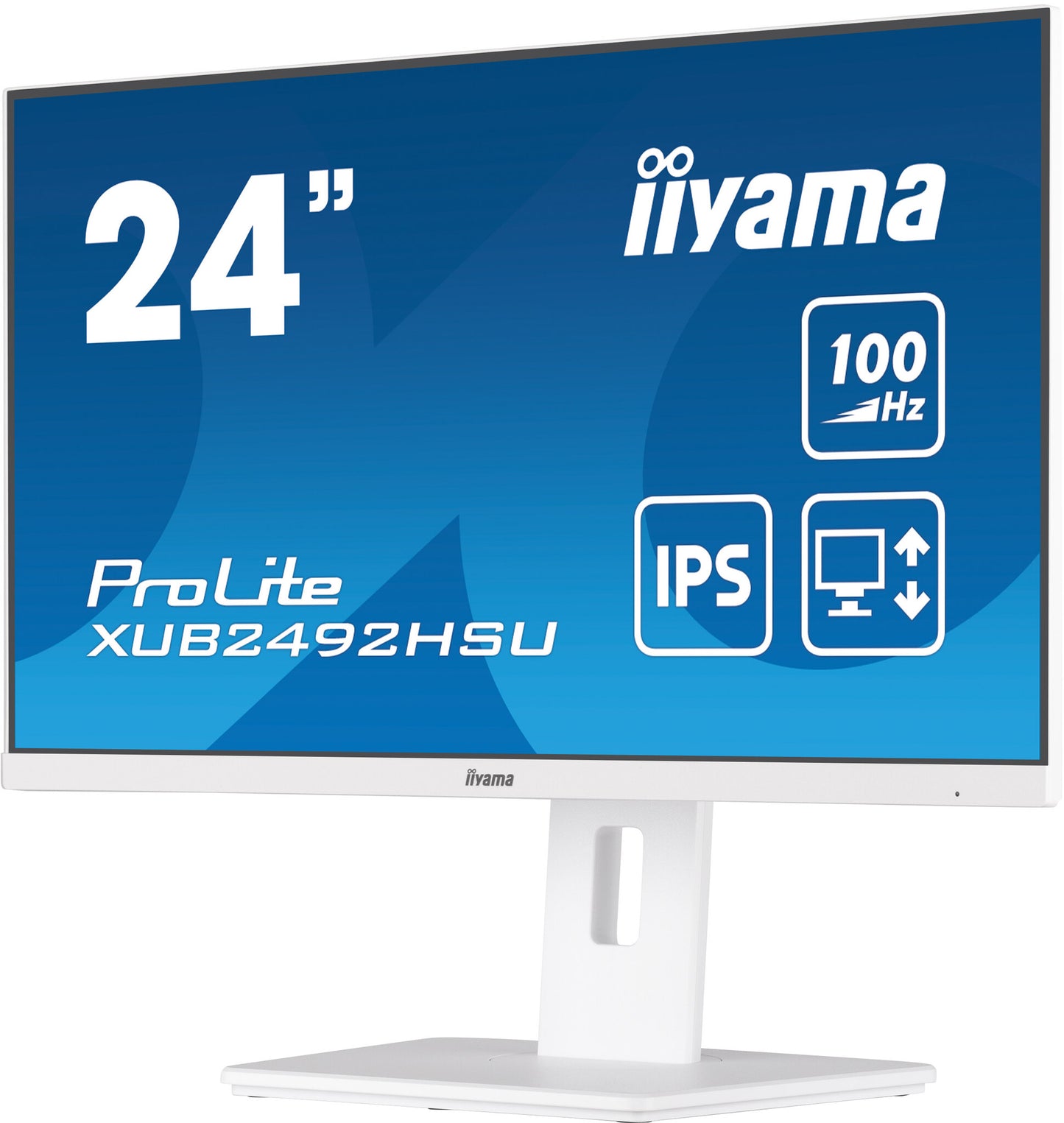 iiyama XUB2492HSU-W6 platta pc-skärmar 60,5 cm (23.8") 1920 x 1080 pixlar Full HD LED Vit