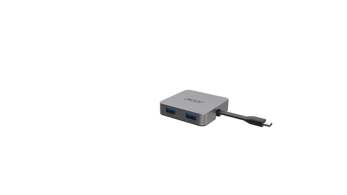 Acer 4-in-1 Type-C Dongle Kabel USB 3.2 Gen 1 (3.1 Gen 1) Type-C Silver