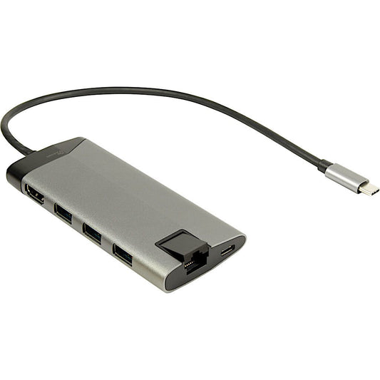 Inter-Tech GDC-802 Kabel USB 3.2 Gen 1 (3.1 Gen 1) Type-C Grå