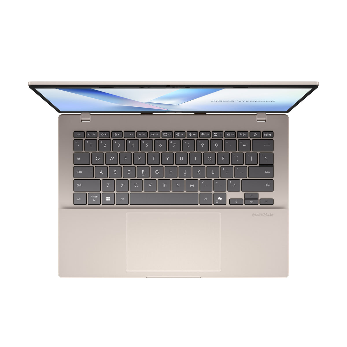 ASUS Vivobook 14 X1407QA-LY045W Copilot+ PC Snapdragon X1-26-100 Bärbar dator 35,6 cm (14") WUXGA 16 GB LPDDR5x-SDRAM 512 GB SSD Wi-Fi 6E (802.11ax) Windows 11 Home Guld