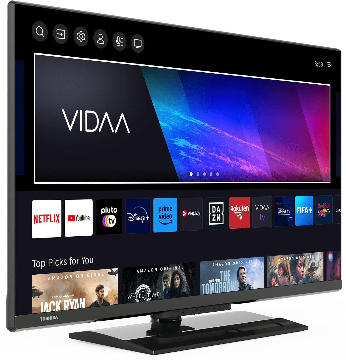 Toshiba 32LV3E63DG TV-apparat 81,3 cm (32") Full HD Smart-TV Svart 250 cd/m²