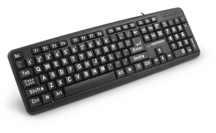 Esperanza EK129 tangentbord HTPC USB QWERTY Engelska (Storbritannien) Svart