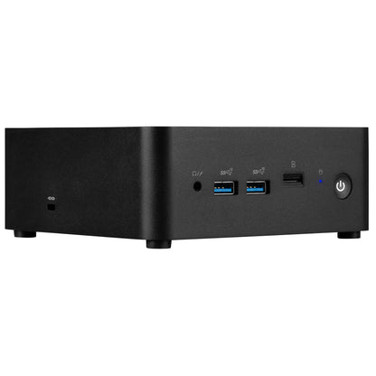 MSI Cubi NUC 1MG-023DE Intel Core 3 100U 8 GB DDR5-SDRAM 256 GB SSD Windows 11 Pro Mini PC Mini-PC Svart