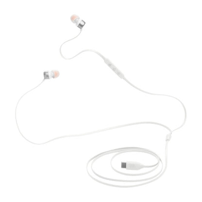 JBL Tune 310C Headset Kabel I öra Samtal/musik USB Type-C Vit