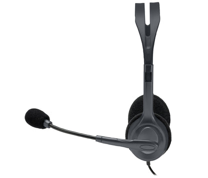 Logitech 981-000593 hörlur och headset Kabel Huvudband Kontor/callcenter Svart