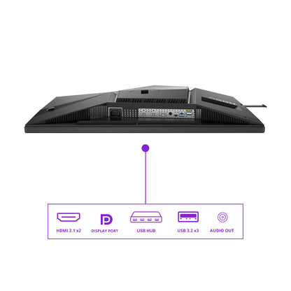 AOC AGON PRO AG326UD platta pc-skärmar 80 cm (31.5") 3840 x 2160 pixlar 4K Ultra HD QD-OLED Svart