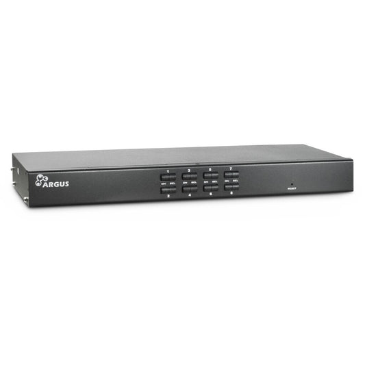 Inter-Tech KVM AS-9108DU KVM-switchar Rackmontering Svart