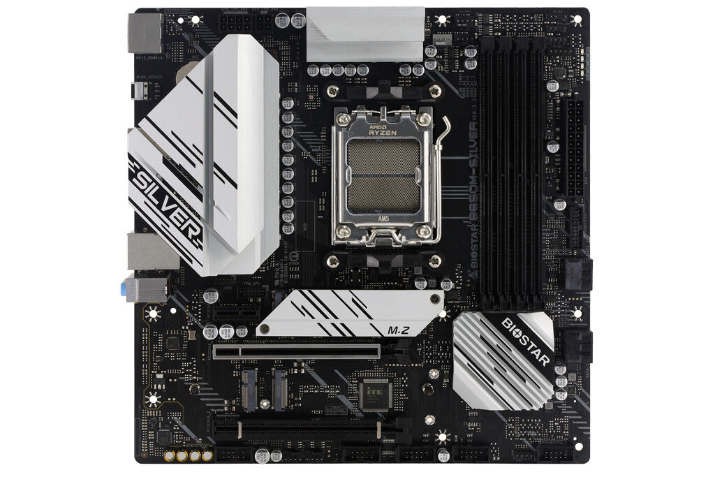 Biostar B650M-SILVER moderkort AMD B650 AM5-sockel micro ATX