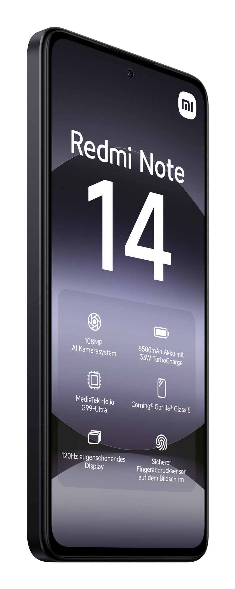 Xiaomi Redmi Note 14 16,9 cm (6.67") Hybrid Dual SIM 4G USB Type-C 6 GB 128 GB 5500 mAh Svart