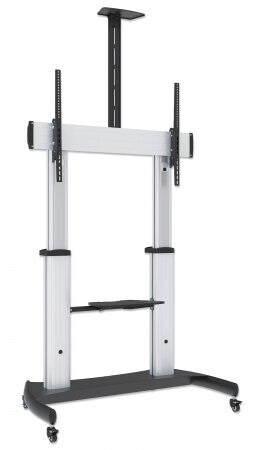 Manhattan 461672 fäste och ställ till bildskärm 2,54 m (100") Golv Silver