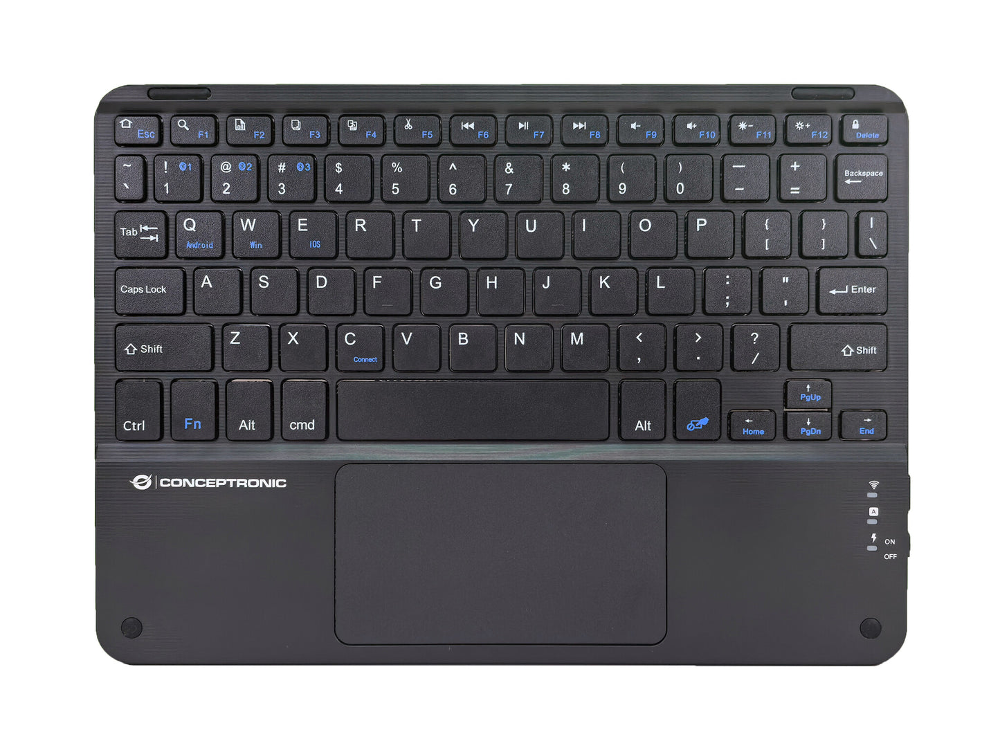 Conceptronic TOBIN01BUS tangentbord Universal Bluetooth QWERTY Engelska (USA) Svart