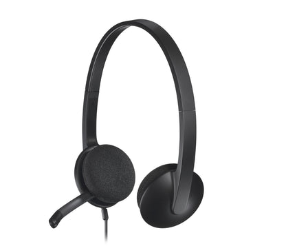 Logitech 981-000475 hörlur och headset Kabel Huvudband Kontor/callcenter USB Type-A Svart