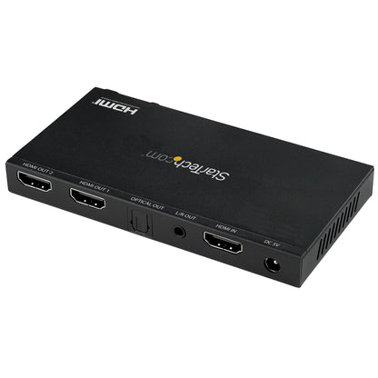 StarTech.com 2-ports HDMI-splitter - 4K 60Hz med inbyggd skalning