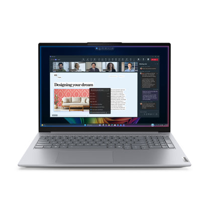 Lenovo ThinkBook 16 G9 IPL Copilot+ PC Intel Core Ultra 5 325 Bärbar dator 40,6 cm (16") WUXGA 16 GB DDR5-SDRAM 512 GB SSD Wi-Fi 7 (802.11be) Windows 11 Pro tyska Grå