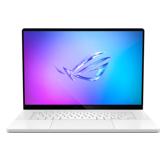 ASUS ROG Zephyrus G16 GA605KM-QR004W AMD Ryzen AI 7 350 Bärbar dator 40,6 cm (16") WQXGA 16 GB LPDDR5x-SDRAM 1 TB SSD NVIDIA GeForce RTX 5060 Wi-Fi 7 (802.11be) Windows 11 Home tyska Vit