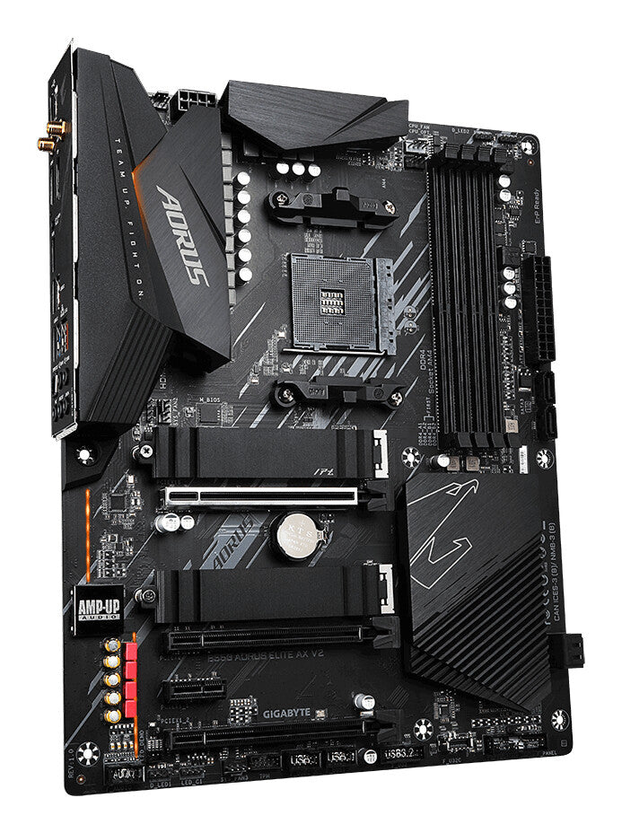 GIGABYTE B550 AORUS ELITE AX V2 moderkort AMD B550 Uttag AM4 ATX
