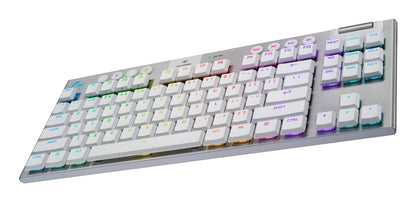 Logitech G G915 X LIGHTSPEED tangentbord Spela USB + RF Wireless + Bluetooth QWERTY Nordic Vit