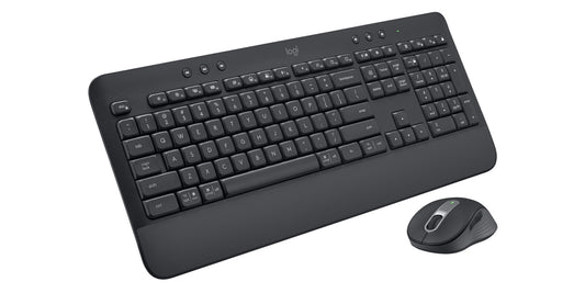 Logitech 920-011004 tangentbord Mus inkluderad Kontor Bluetooth QWERTY Amerikanskt internationellt grafit