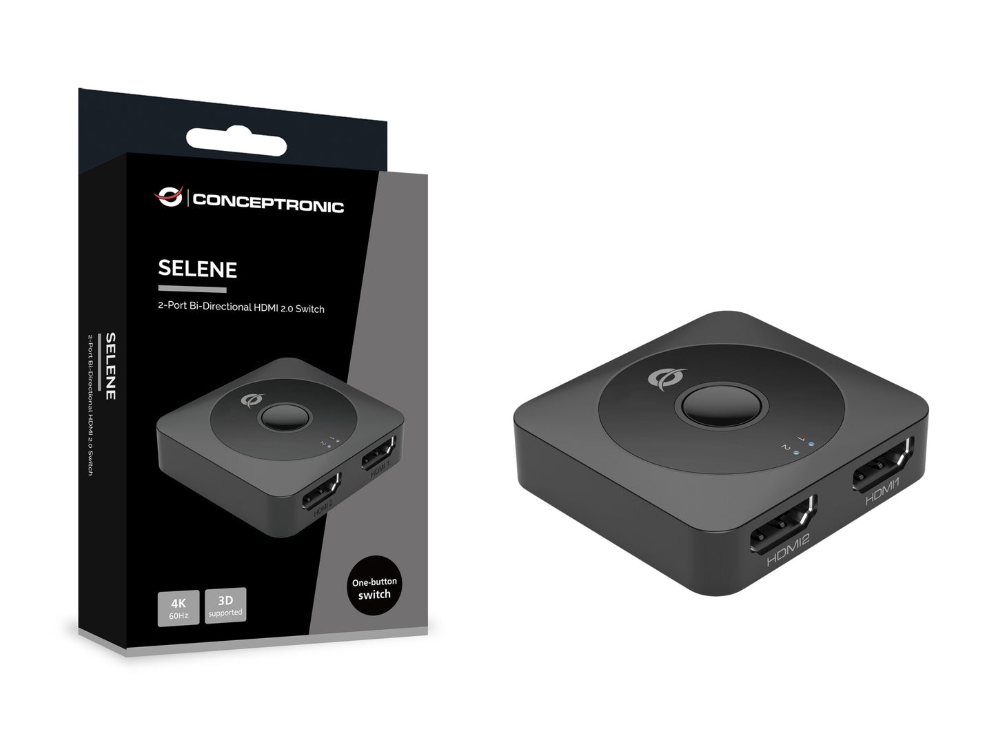 Conceptronic SELENE01B bild-switchar HDMI