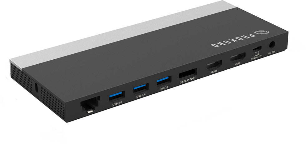 Prokord UMD05 Kabel USB 3.2 Gen 1 (3.1 Gen 1) Type-C Svart, Grå