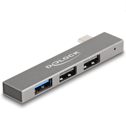 DeLOCK 64274 dockningsstationer för bärbara datorer Dockning USB 3.2 Gen 2 (3.1 Gen 2) Type-C Grå