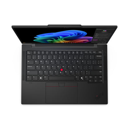 Lenovo ThinkPad T14s Gen 6 (Snapdragon) Copilot+ PC Qualcomm Snapdragon X1E-78-100 Bärbar dator 35,6 cm (14") WUXGA 32 GB LPDDR5x-SDRAM 1 TB SSD Wi-Fi 7 (802.11be) Windows 11 Pro Nordic Svart