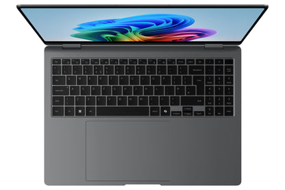 Samsung Galaxy Book5 Pro 360 Copilot+ PC Intel Core Ultra 7 258V Bärbar dator 40,6 cm (16") Pekskärm WQXGA+ 32 GB LPDDR5x-SDRAM 1 TB SSD Wi-Fi 7 (802.11be) Windows 11 Home Grå