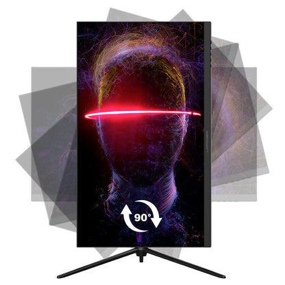 LC-Power LC-M27-4K-UHD-144-V2 platta pc-skärmar 68,6 cm (27") 3840 x 2160 pixlar 4K Ultra HD LCD Svart