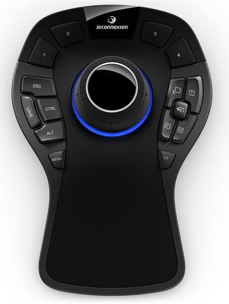 3Dconnexion SpaceMouse Pro USB Svart, Grå